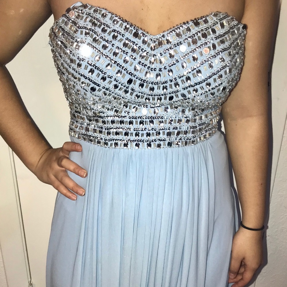 Rhinestone Sweetheart Neckline Prom/Hoco Dress